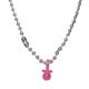 thumbnail image 1 of Kawaii Pacifiers Pendant Necklace For Women Y2k Jewelry Chunky Bead Chain--Pink-Product code 47122 Pink, 1 of 4