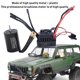 thumbnail image 3 of Motor sin escobillas ANGGREK RC a prueba de agua 3650 60A ESC para 1/10 RC Car, 3 of 8