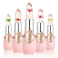 thumbnail image 3 of 3.8g Lip Glaze Hydrating Color Change Transparent Flower Moisturized Lip Balm for Girl, 3 of 10