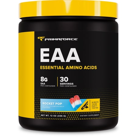 PrimaForce EAA Powder (Rocket Pop) 30 Servings- Essential Amino Acids - Pre & Intra Workout