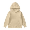 thumbnail image 4 of RMGVDSD Girls Hoodies Sweatshirts Letter Print Pullover Hooded Sweatshirt Tops Kids Lightweight Casual Hoodie Fashion Trendy Clothes Fall Girl Clothes 13-14 Years, 4 of 5
