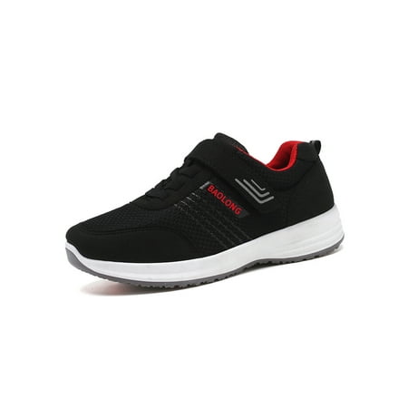 

Colisha Mens Trainers Breathable Athletic Shoes Non-Slip Sneakers Hiking Comfort Walking Shoe Sports Black Women 5