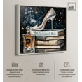 thumbnail image 2 of Sparkling Stars Heel Canvas Fashion Art Prints by Art Remedy, Silver Frame, 16 x 16, 2 of 7