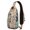 Vibrant Paisley, variant on Tribal Paisley Sling Bag – Vintage Bohemian Floral Crossbody Backpack, Lightweight Travel Daypack with Adjustable Strap & Multiple Compartments