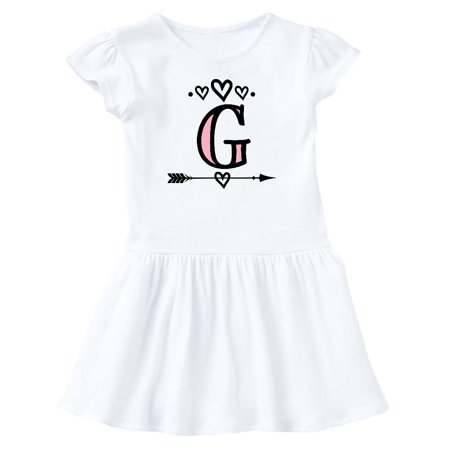 

Inktastic Letter G Monogram Tribal Arrow Gift Baby Girl Dress