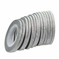 thumbnail image 2 of 1 Roll Nail Art Glitter Gold Silver nail line Manicure Stripping Line Ribbon Stripes Decor Tools Nail Sticker, 2 of 7