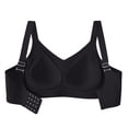 thumbnail image 4 of Antinious Womens Solid Wireless Side Support Supportive Active Bra, 4 of 5