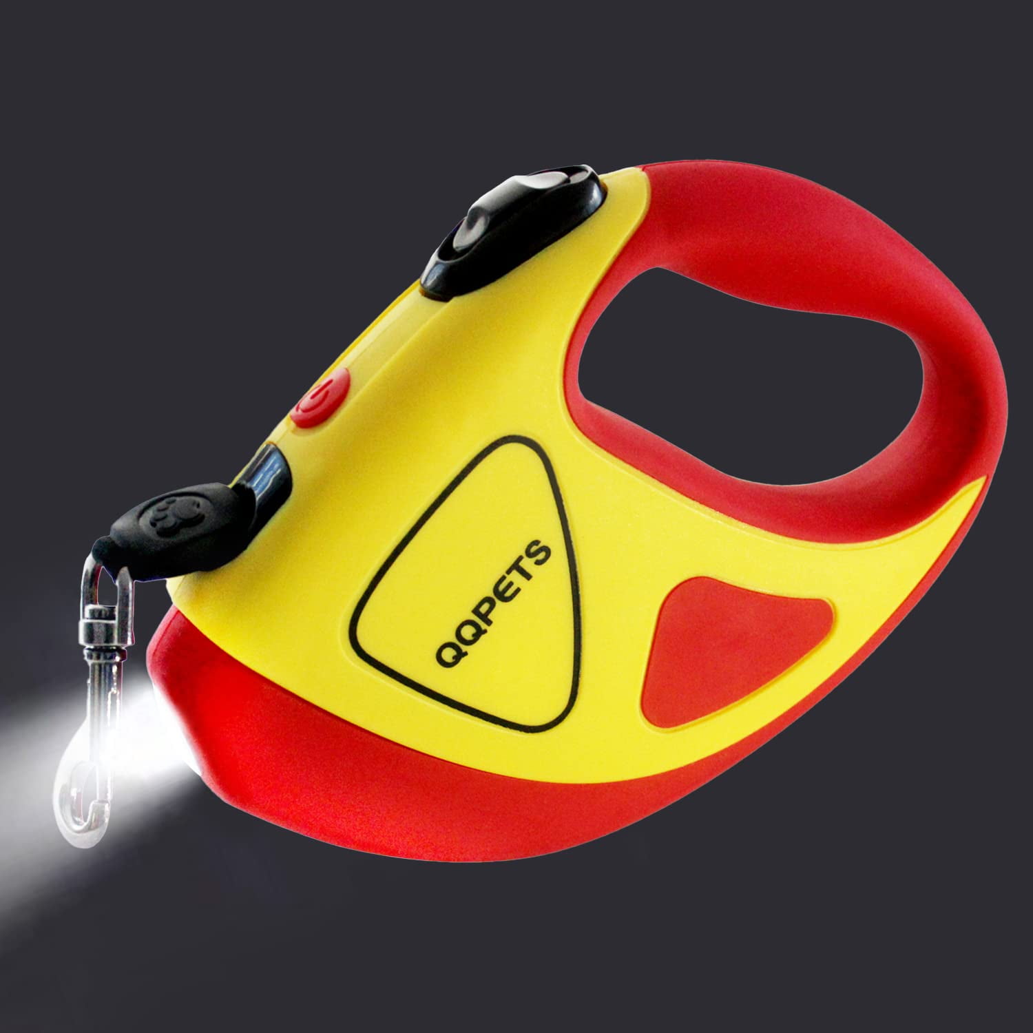 Retractable Dog Leash with Bright LED Flashlight, 10 ft Dog Safety