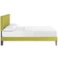 thumbnail image 7 of Modway Phoebe King Upholstered Platform Bed with Round Tapered Legs, Multiple Colors, 7 of 7