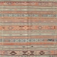 thumbnail image 1 of Ahgly Company Indoor Square Contemporary Rust Pink Southwestern Area Rugs, 7' Square, 1 of 6