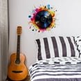 thumbnail image 6 of Colorful Record Wall Art Retro Music Stickers Decor For Home Office Perfect Gift For Music Lovers, 6 of 8