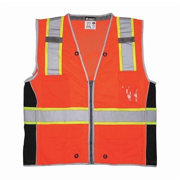 Mcr Safety High Visibility Vest,2XL Size,Unisex SURVCL2OX2
