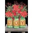 thumbnail image 3 of Briarwood Lane Joy Mason Jars Christmas Garden Flag, 3 of 4