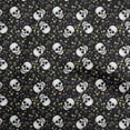 thumbnail image 1 of oneOone Rayon Black Fabric Skull Diy Clothing Quilting Fabric Print Fabric By Yard 56 Inch Wide-aA, 1 of 5