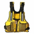thumbnail image 1 of Douhoow Adult Adjustable Life Jacket Vest Multi Pockets Buoyancy Sailing Life Saver Tank Top, 1 of 7