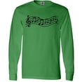 thumbnail image 3 of Inktastic Music Staff Musical Long Sleeve T-Shirt, 3 of 5