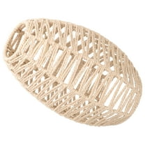 Homoyoyo Ceiling Lamp Shade Khaki Woven Paper Rope Stylish Home Accessory