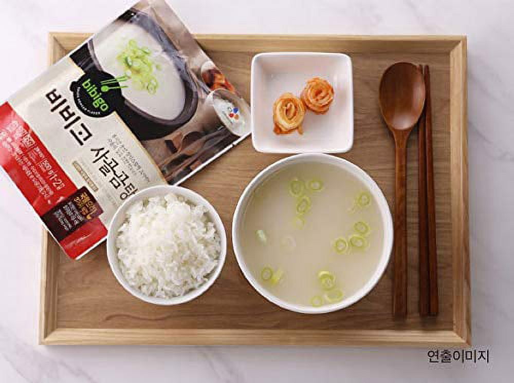 [ 6 Packs ] CJ Bibigo Korean Sagol Gomtang Beef Bone Flavored Soup 사골곰탕 500g