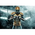 thumbnail image 4 of Stealth Padded Football Lineman Gloves – White, Battle College Lineman, Be a Villain Not a Joker with Padded Stealth Football Gloves with Padded Protection, Youth, Kids, Men, Boys, Small to XXL Sizes, 4 of 7