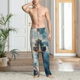 thumbnail image 2 of Kdxio Cargo Ship At Sea Print Men's Sleep Pajama Pant Lounge Pants with Pockets-XX-Large, 2 of 6