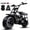 Black, variant on FRP Enhanced Package GMB100 Gas Powered Mini Dirt Bike 99CC for Teens and Adults, 28MPH Off Road Motorcycle, Weight Support Up to 220 LBS - Purple