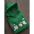 thumbnail image 3 of Cute Spooky Ghost Kittens Hoodie Toddler -Image by Shutterstock,  4 Toddler, 3 of 4