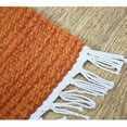 thumbnail image 4 of Rugsotic Carpets Handmade Rugs Hand Woven Kilim Square 8'x8' Dark Orange Wool for Indoor Use, 4 of 10