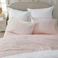 thumbnail image 3 of Market & Place Chalet Solid Cotton Flannel Sheet Set, Queen, Blush Pink, 4-Piece, 3 of 6