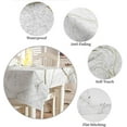 thumbnail image 5 of Marble Tablecloth Waterproof For Square/Round/Rectangle Table Cloth 60x84 In, Washable Polyester Dining Wipeable Tablecovers, White Gray Marbling Print Table Cover For Baby Shower Baptism Buffet Party, 5 of 6