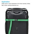 thumbnail image 5 of Unique Bargains 1m Length with Quick Release Buckle Luggage Straps, Green, 5 of 5