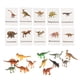 thumbnail image 5 of Dinosaurio Juguetes Juego en miniatura s en inglés Educación Montessori para actividades Cumpleaños Edad 2 y más Sunnimix Tarjetas de emparejamiento de animales, 5 of 8