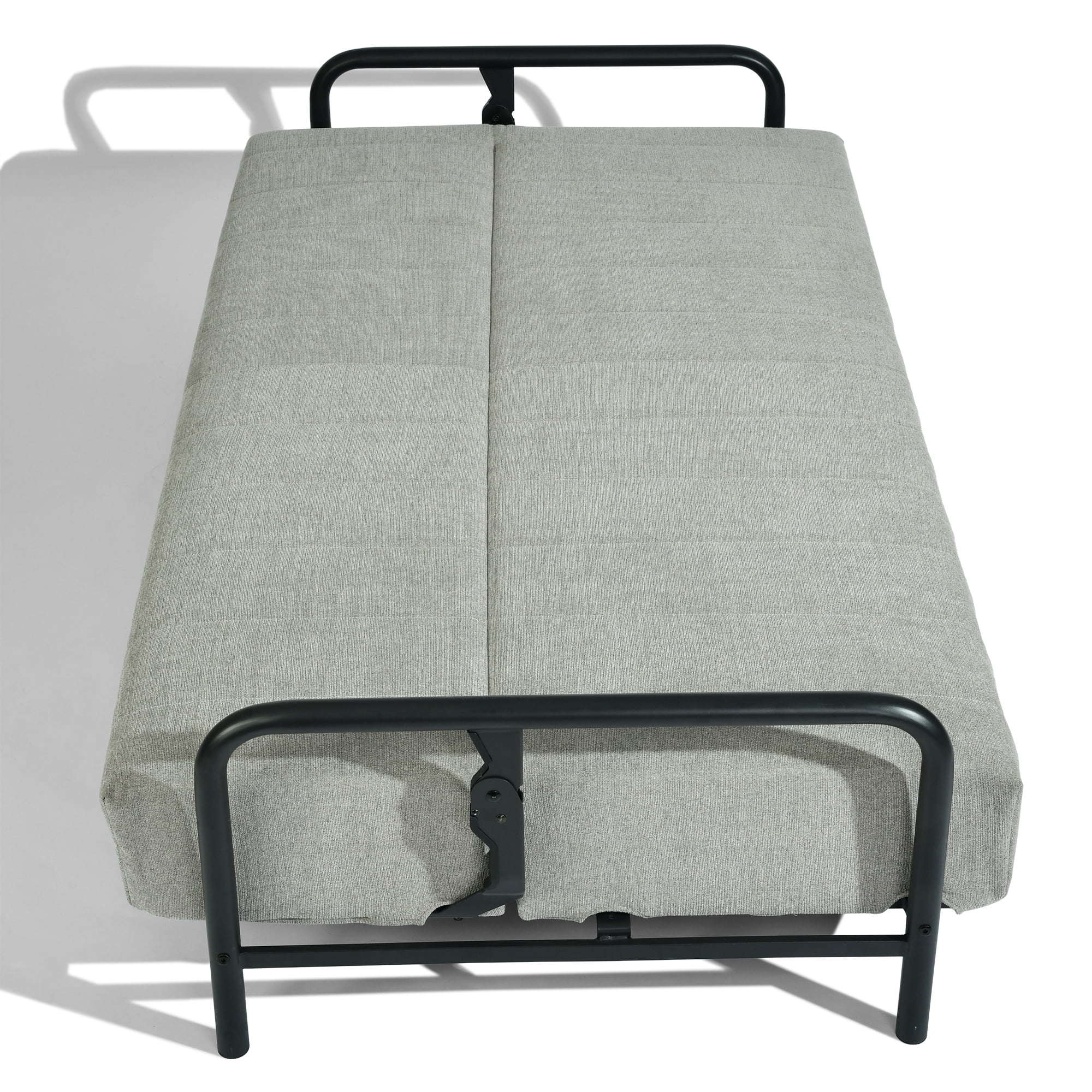Homy Casa 3-Seat Sofa Bed with Independent Spring Seat & Adjustable Backrest, 600 lbs Capacity