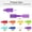 Multicolor, variant on 40 Pcs Multi Color Cord Labels Tags, Writable Rectangular Wire Labels for Electronics, Computer & Industrial Cable Management and Identification, Durable Cable Tags in 8 Assorted Colors(1.77" x 0