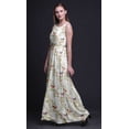 thumbnail image 4 of Bimba Floral Ladies Round Neck Sleeveless Long Tank Casual Maxi PrintDress-X-Small, 4 of 5