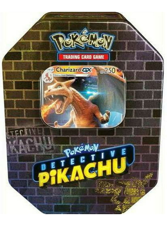 Pokemon Detective Pikachu Charizard Tin Set (6 Booster Packs & Ultra Rare Promo Card!)