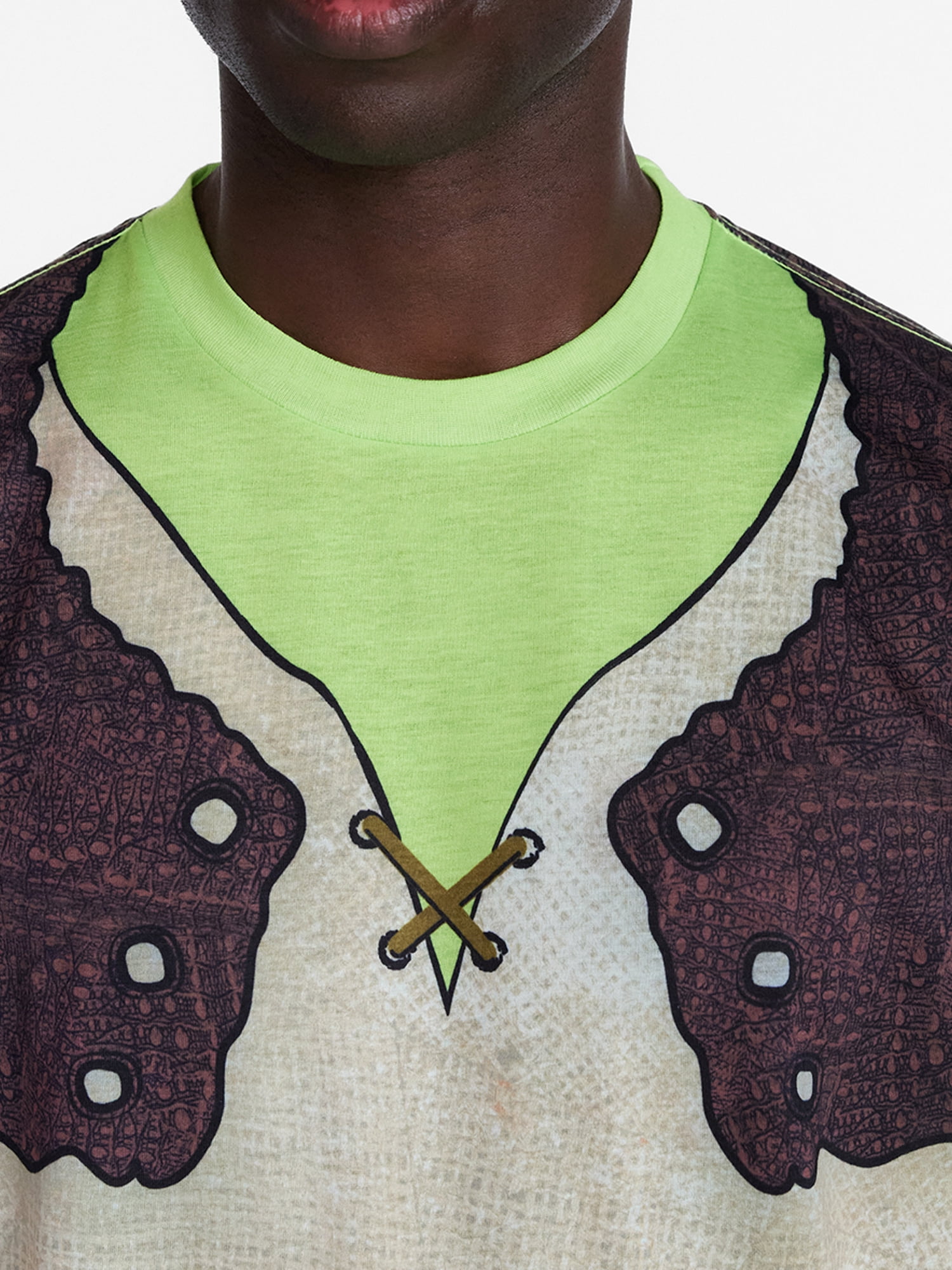 Shrek Men’s Graphic Cosplay Graphic Tee and Beanie Set, 2 Piece, Sizes XS-3XL