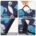 thumbnail image 6 of Puppy and Dog Paw Print Blue Teens Toddler Nap Mat with Pillow, Sleeping Mat Bag for Preschool Daycare 59"x22", 6 of 6