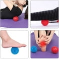 thumbnail image 4 of 8cm Soft Spiky Massage Ball Trigger Point Therapy Reflexology Stress Relief Exercise Balls, Blue & Red, 4 of 5