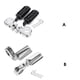 thumbnail image 3 of Moto de metal Pedales de pie Profesional Universal Pedal Pedal de Motociclismo Accesorios Accesorios Con Instalación Llave Electroplate 1 Par Sweethay VI002307-02, 3 of 6