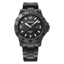 Wenger Swiss Army Men's 01.0641.135 Seaforce Black Dial Watch 43 mm MSRP $325