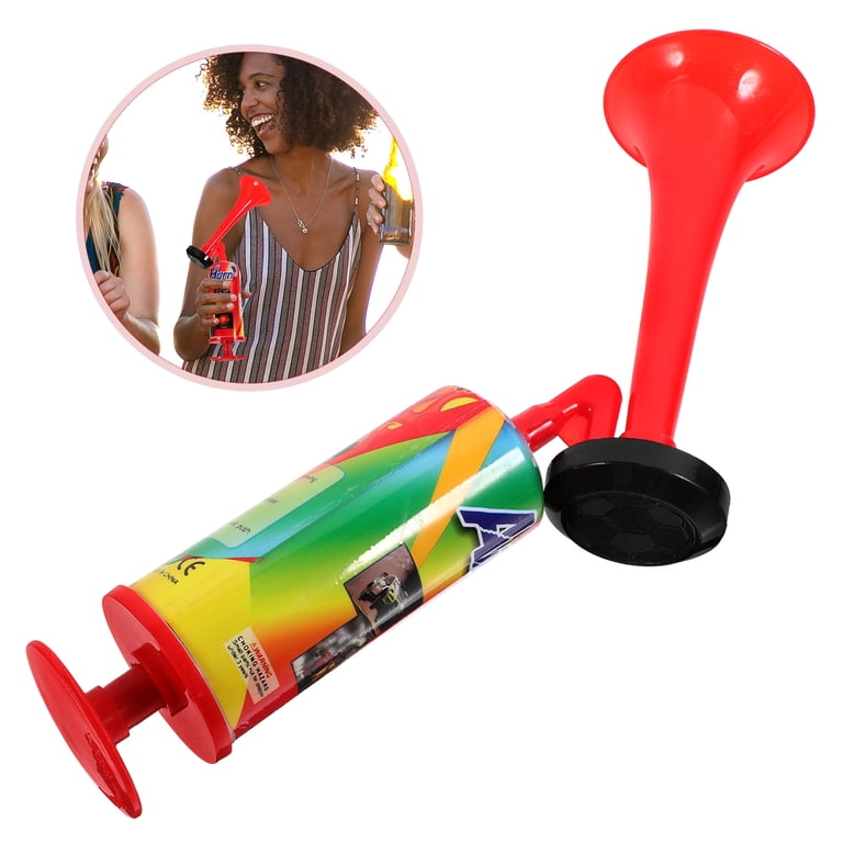 8-Pack Stadium Air Horns – Portable Noisemakers For Sports Games & Parties (Random Colors)