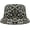 Leopard, variant on Women Bucket Hat Reversible Double-Side-Wear Shiny Glitter Sequin Sun Cap for Travel Beach Unisex Outdoor