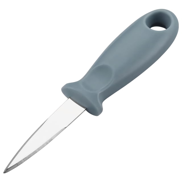Oyster Shucking Opener, Stainless Steel Oyster Shucker with Plastic Handle, Oyster Opener Tool, Multifunctional Cutter for Scallop Shellfish, Portable Kitchen Tool for Safe Efficient Oyster Opening