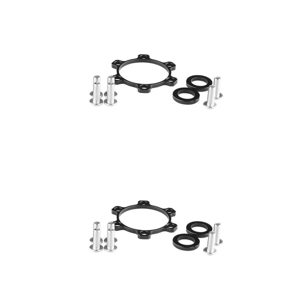 Eigraketly Kit de adaptador de cubo de refuerzo de rueda de bicicleta Universal almohadilla de conversión de bicicleta aleación de aluminio 6 agujeros Type5 Eigraketly CBP252704