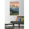 thumbnail image 2 of Lantern Press - Yellowstone National Park, Wyoming, Spring Flowers Wall Poster with Magnetic Frame, 22.375" x 34", 2 of 5