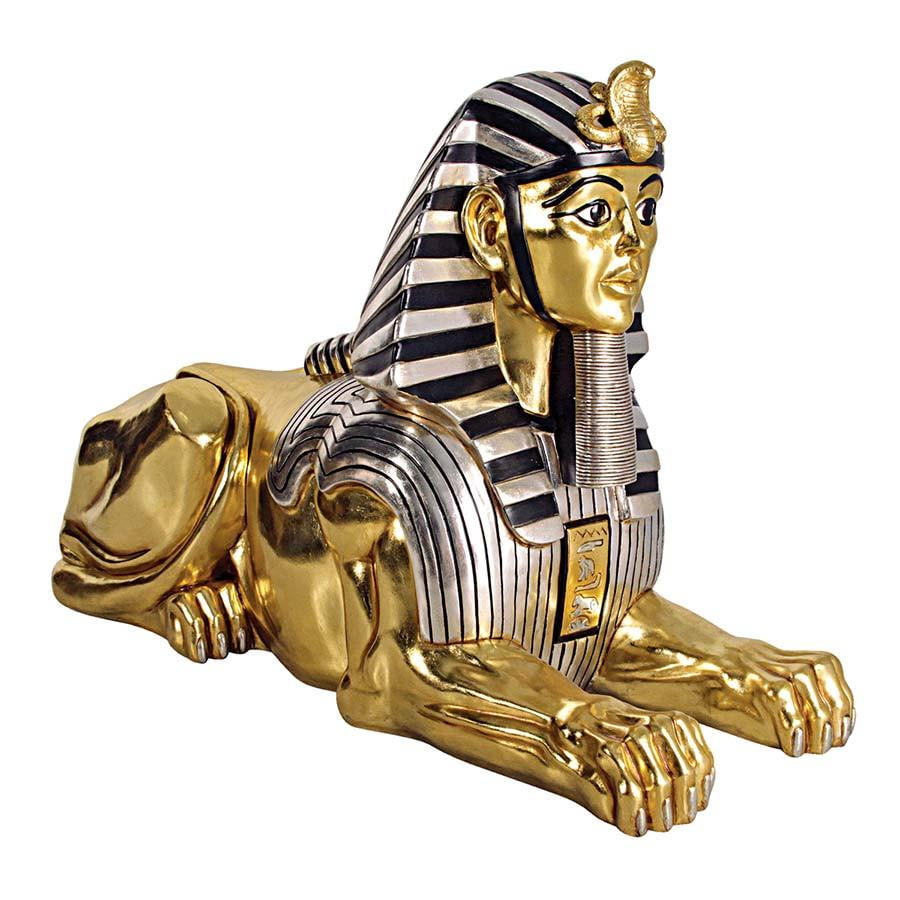 78" Grande Egyptian Pharoh Lion Sphinx Home Museum Gallery Statue