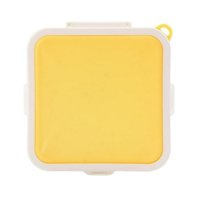 Pizza Sandwich Storage Box Reusable Lunch Boxes Leak-Proof Food Storage Containers for Kids or Adults,6.3inch