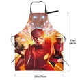 thumbnail image 5 of The Flash Adjustable Bib Apron, Waterdrop Resistant Aprons with 2 Pockets Cooking Kitchen Aprons for Women Men Chef, 5 of 8