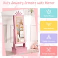 thumbnail image 5 of Eastvita Jewelry Cabinet Featuring a Full-Length Mirror, 5 of 5