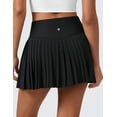 thumbnail image 2 of CRZ YOGA High Waisted Pleated Tennis Skirts for Women Mini Lined Casual Tummy Control Skort with Pockets, 2 of 6